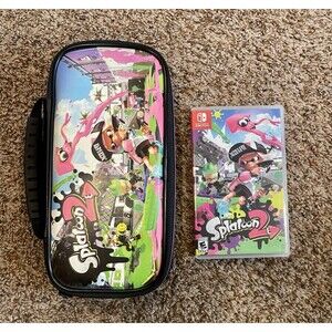 Nintendo Switch Splatoon Bundle Splatoon 2 Plus Carrying Case